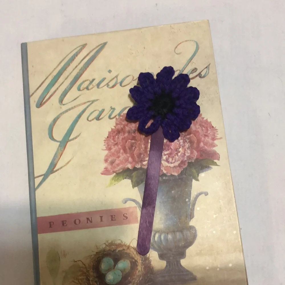 Flower bookmark Handmade crochet
